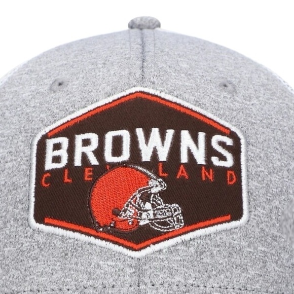 NFL Cleveland Browns‘47 Contender Heathered GreyWhite Cap Flex Fit Mens OSFA NWY - Picture 11 of 11